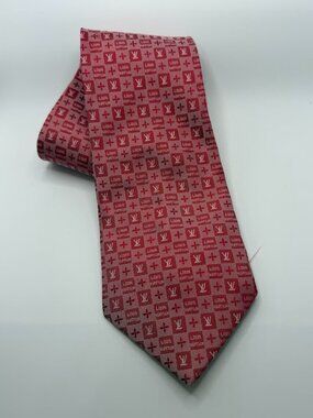 Classic Monogram Tie Elegant Statement Style Accessory